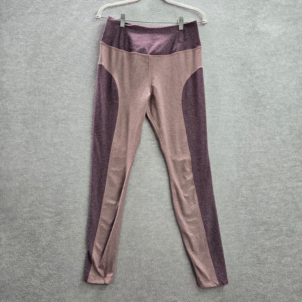 Nike Women's Two-Tone Leggings - Purple and Pink